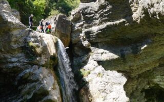 canyoning liguria rio barbaira salto
