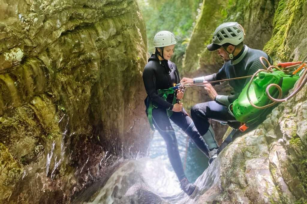 activités de team building canyoning
